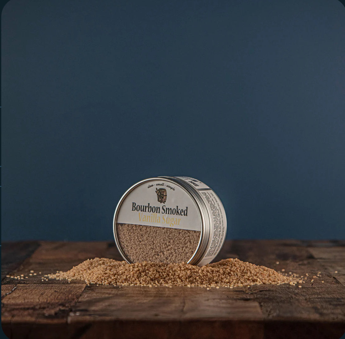 Bourbon Smoked Vanilla Sugar