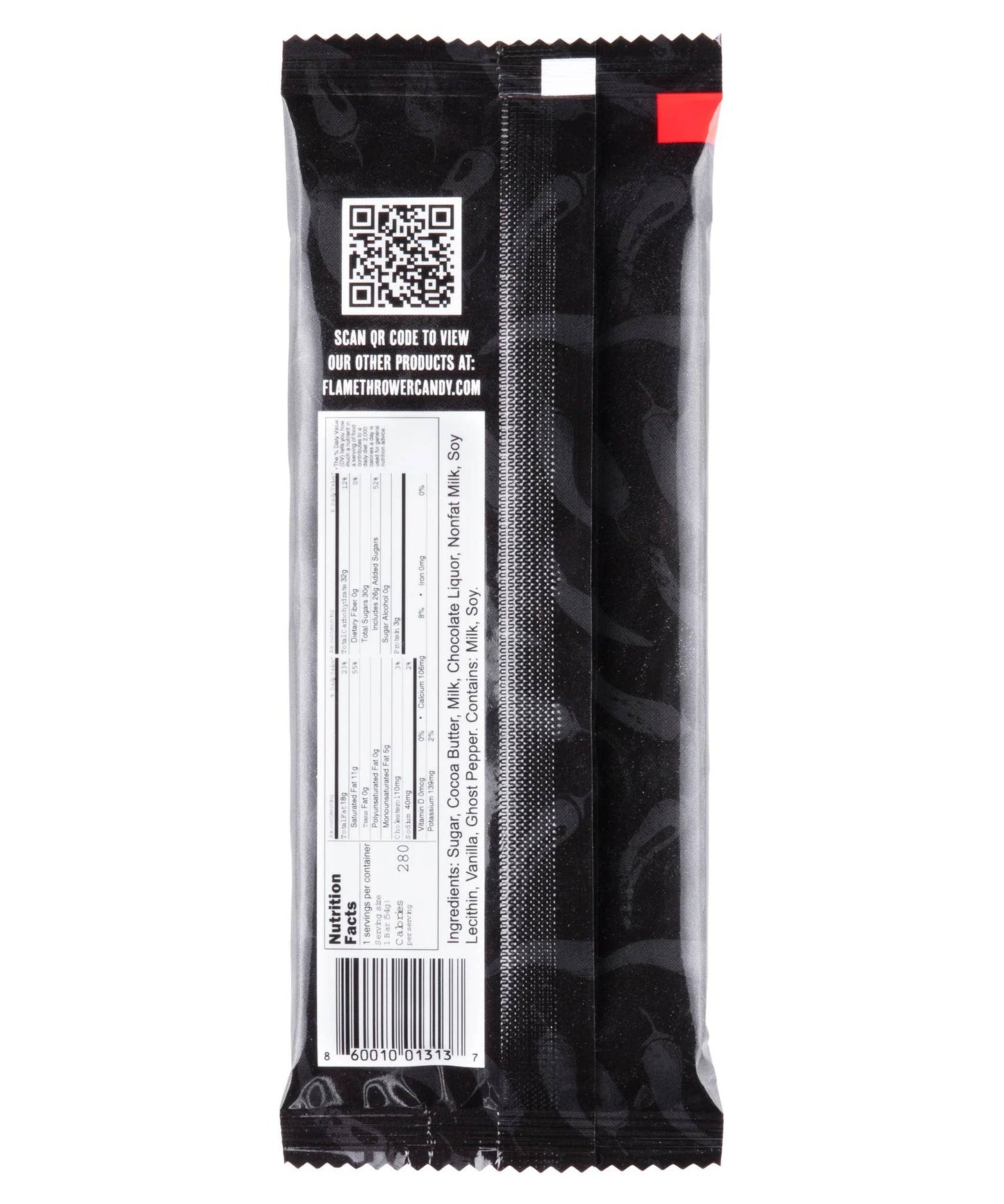 Flame Thrower Ghost Pepper Chocolate Bar