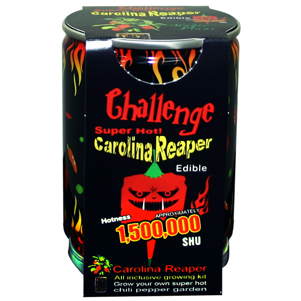 Carolina Reaper Chili Pepper Plant Can: 12 Cans