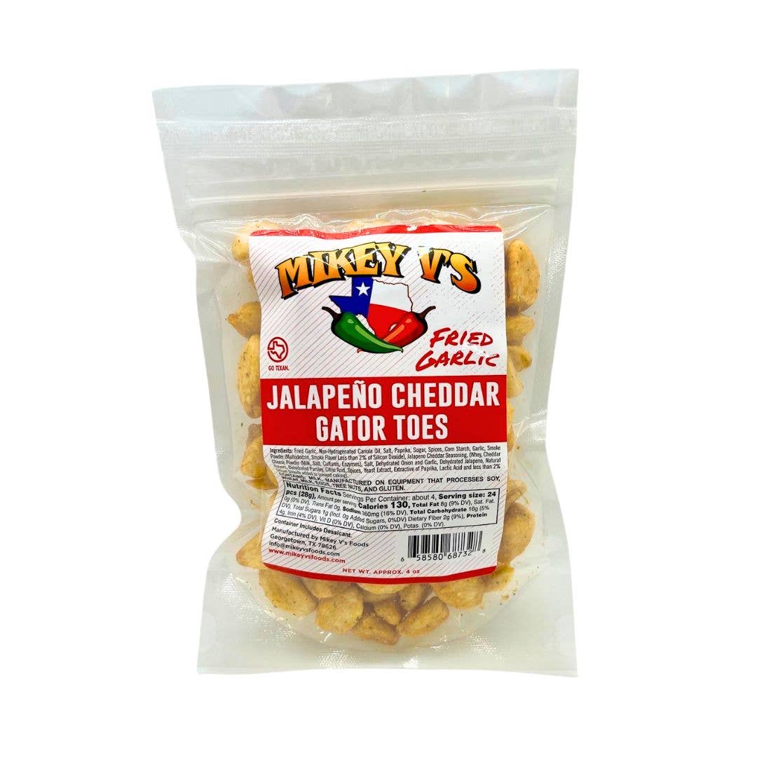 Gator Toes (Deep Fried Garlic) - Jalapeño Cheddar