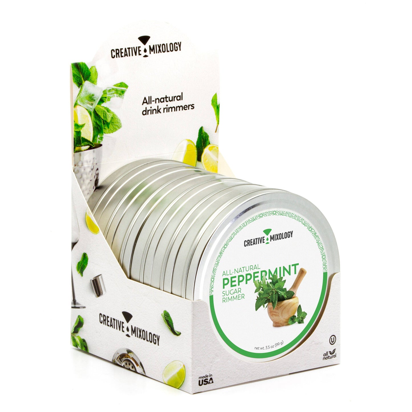 All-Natural Lemon Drop Sugar Cocktail Rimmer