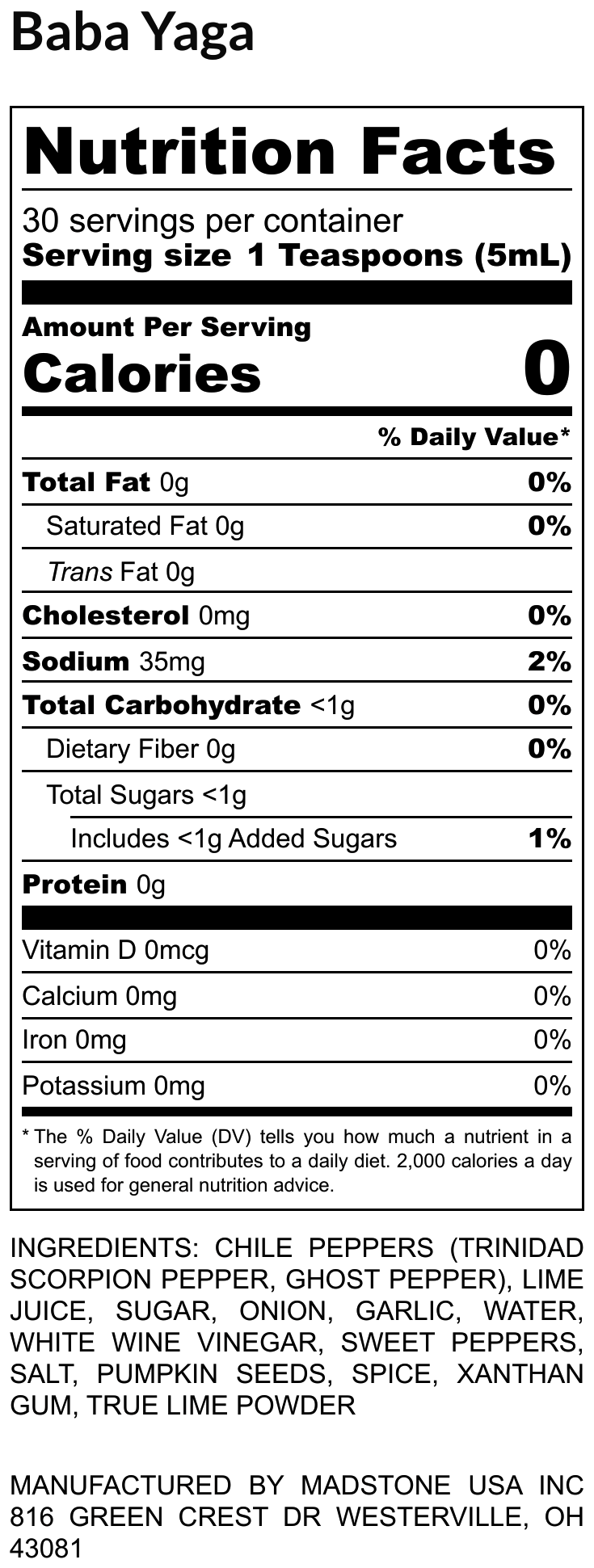 Baba Yaga Scorpion Hot Sauce