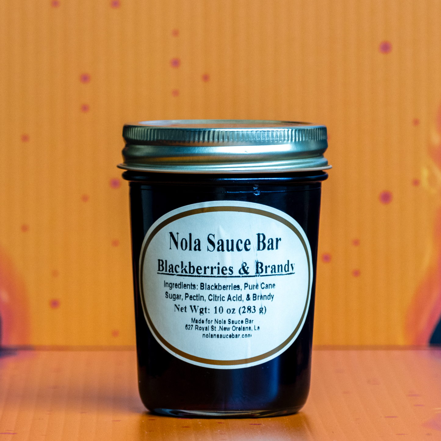 Blackberries & Brandy Jelly