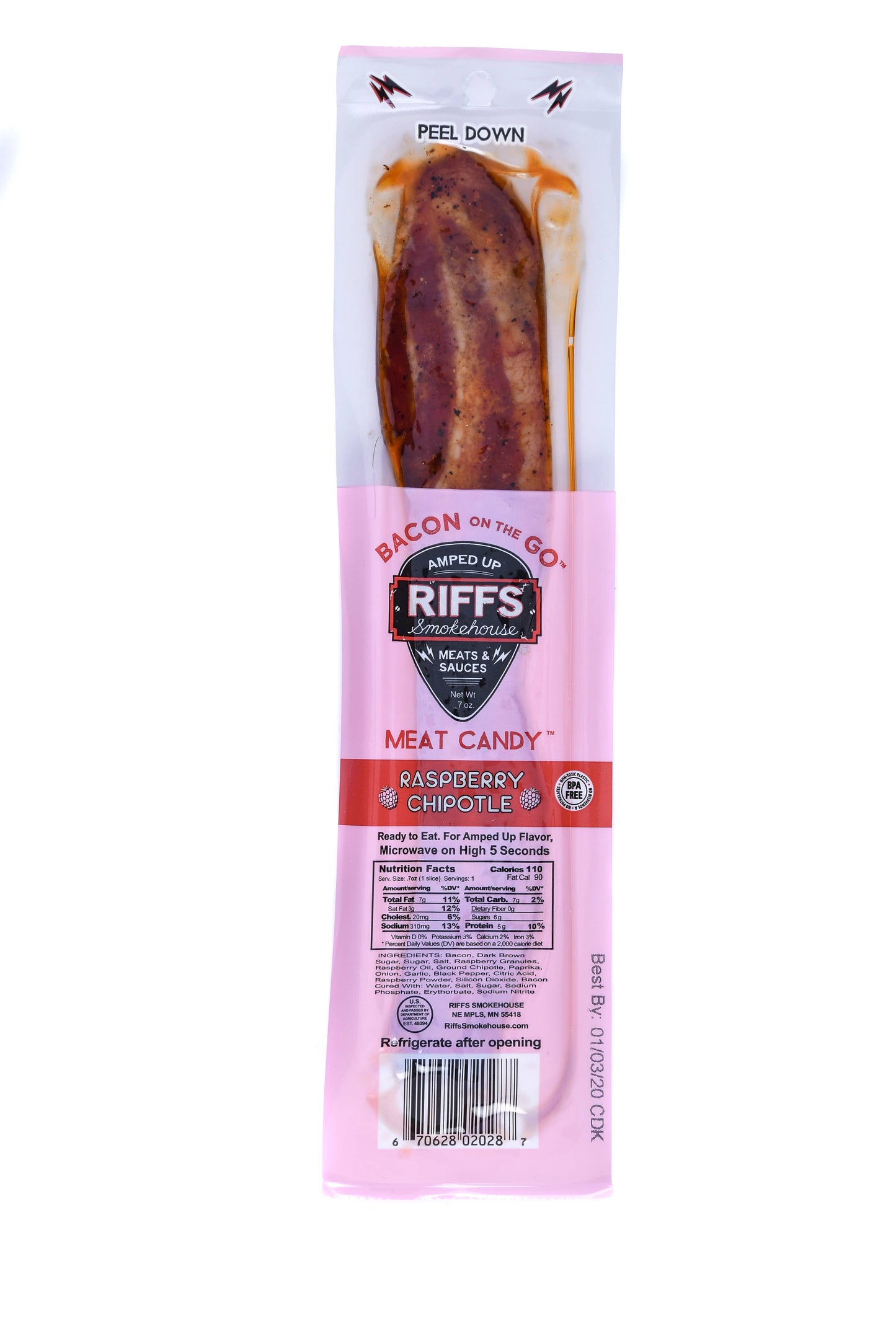 Riffs Bacon on the Go, Raspberry Chipotle