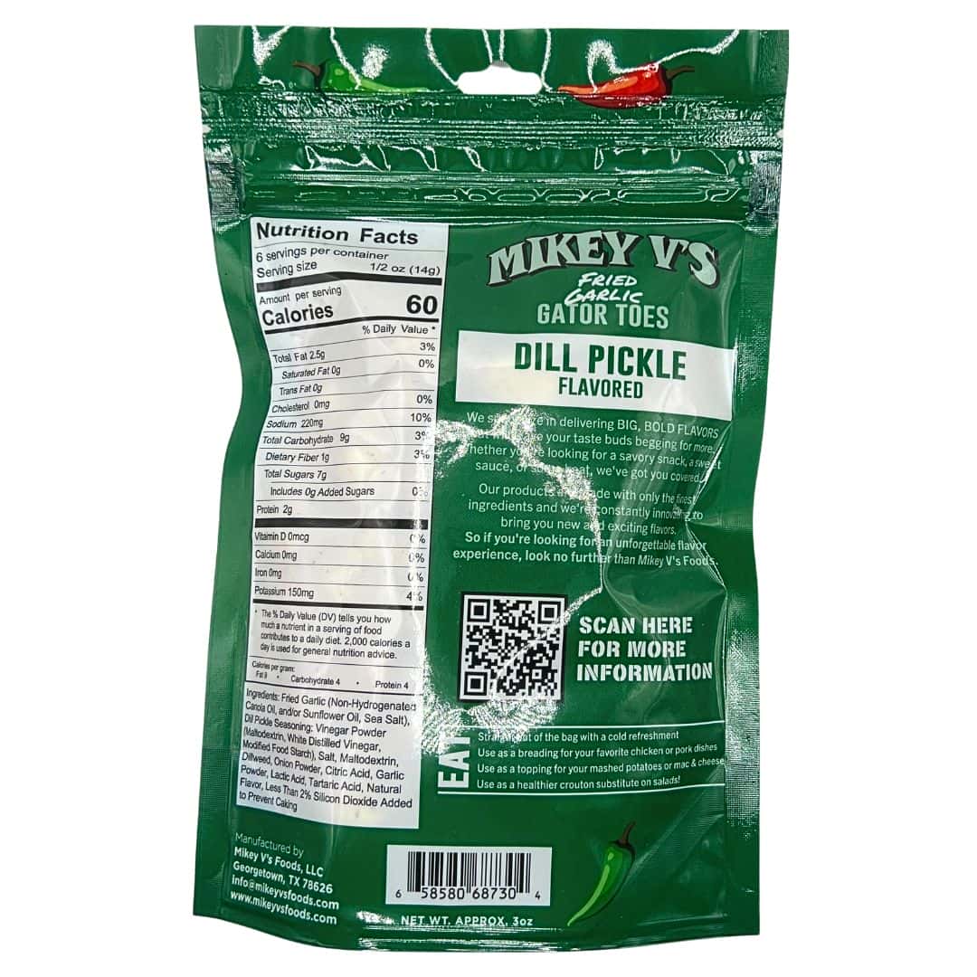 Gator Toes (Deep Fried Garlic) - Dill Pickle