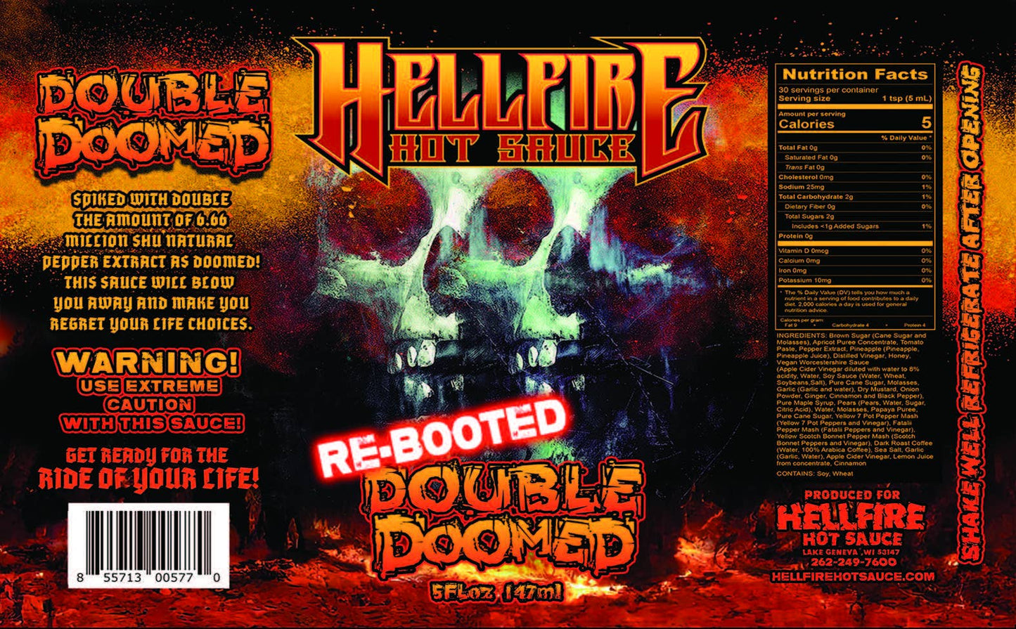 NEW! Double Doomed Rebooted! Hot Sauce Extreme Heat!