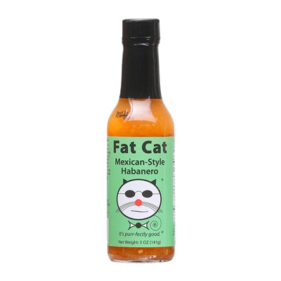 Fat Cat Mexican Style Habanero Hot Sauce