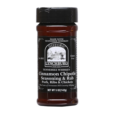 Historic Lynchburg Tennessee Whiskey Cinnamon Chipotle Seasoning & Rub