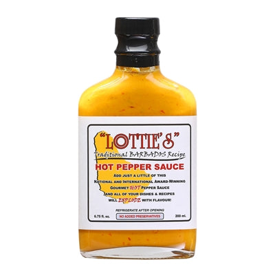 Lottie's Traditional Barbados Yellow Hot Pepper Sauce