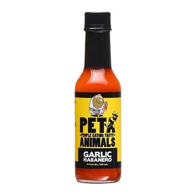 PETA Garlic Habanero Hot Sauce