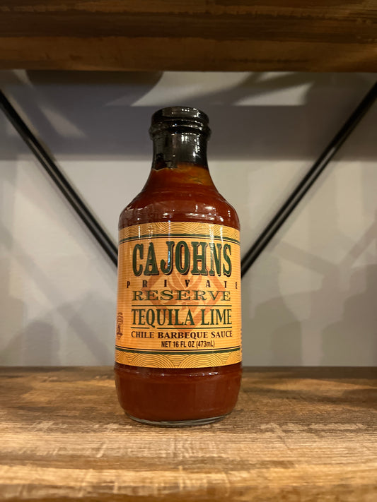 CaJohns Smoked Tequila Lime Chile Barbecue Sauce