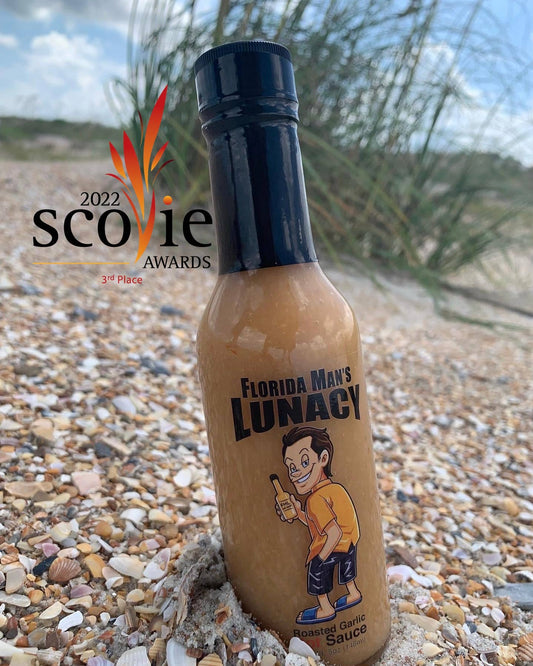 Florida Man's Lunacy Roasted Garlic Hot Sauce