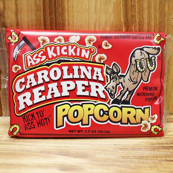 Ass Kickin' Carolina Reaper Popcorn: 12 Bags