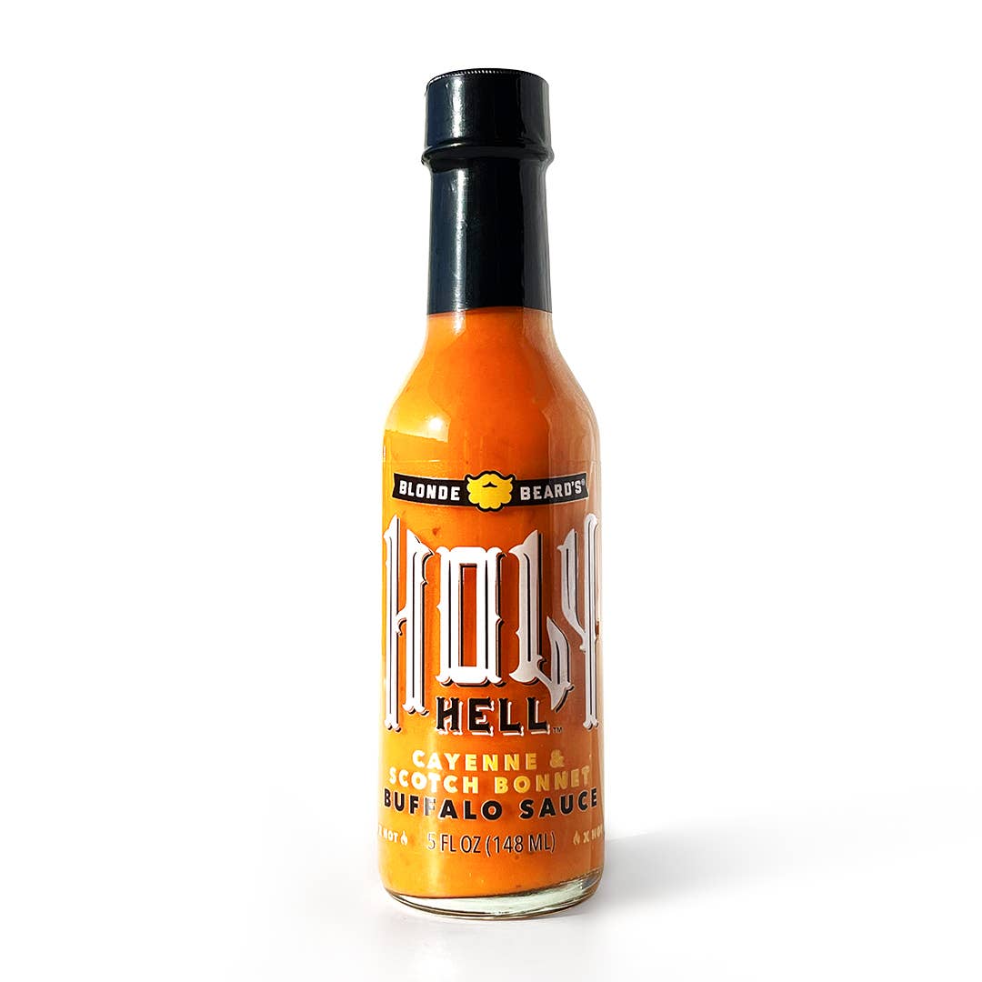 Holy Hell Buffalo Sauce: 8 fl oz