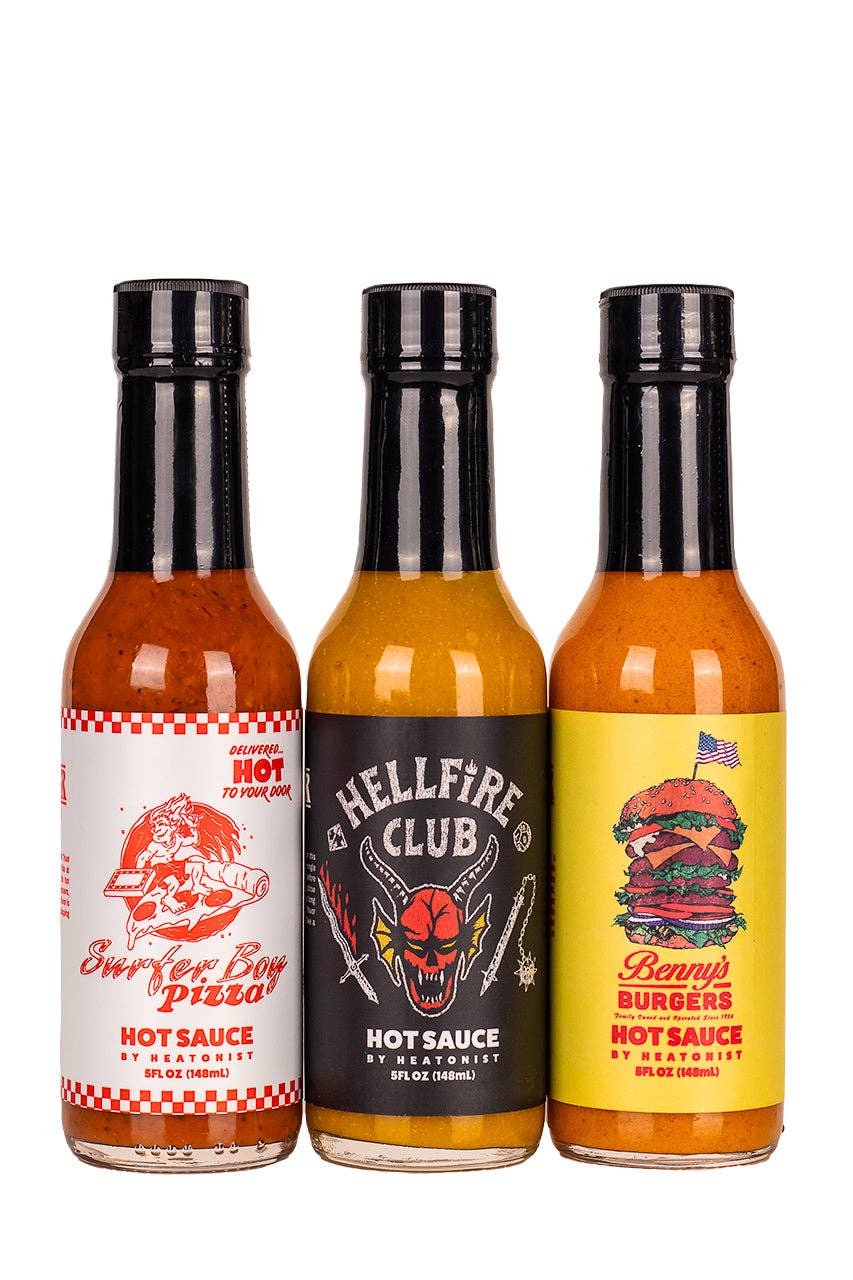 Stranger Things Hot Sauce Trio Pack