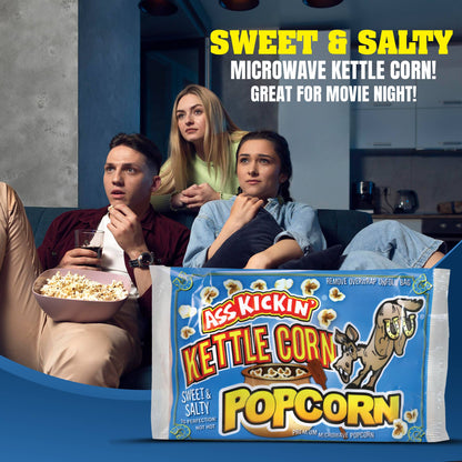 Ass Kickin’ Kettle Corn Popcorn: 12 Bags