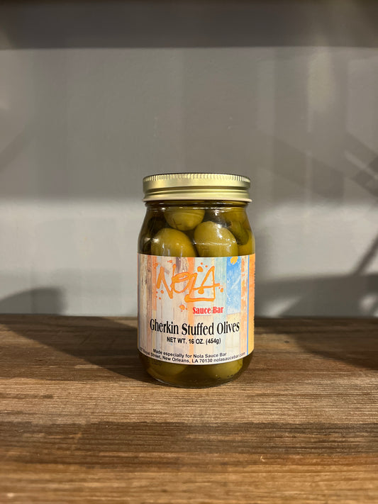 Gherkin Stuffed Olives