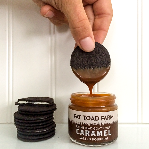 Salted Bourbon Goat's Milk Caramel 2oz