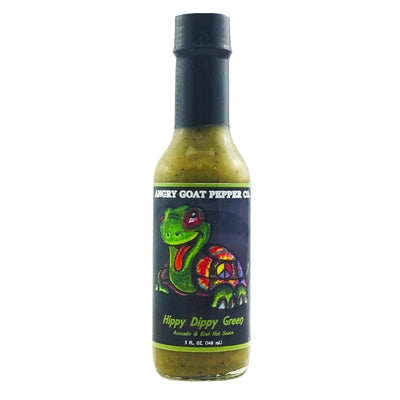 Angry Goat Pepper Co. Hippy Dippy Green Hot Sauce