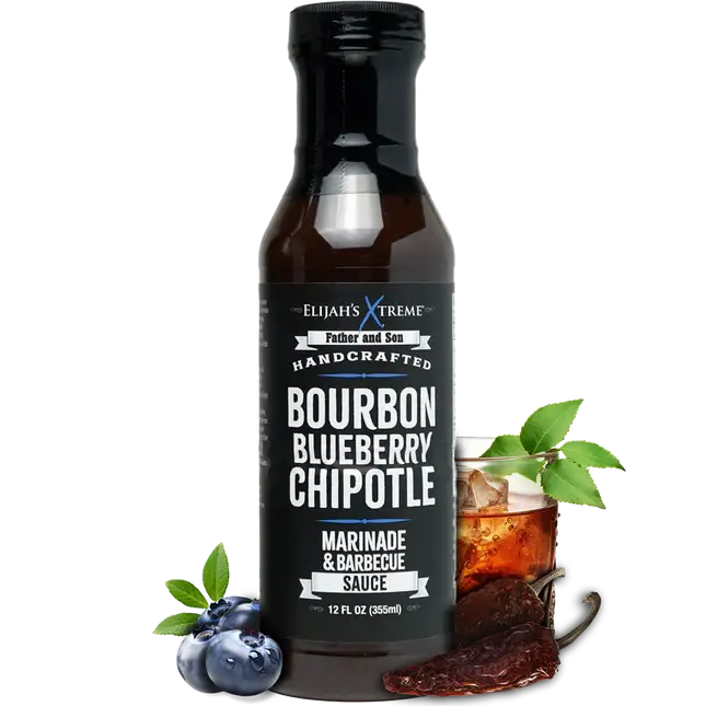 Bourbon Blueberry Chipotle BBQ Sauce & Marinade