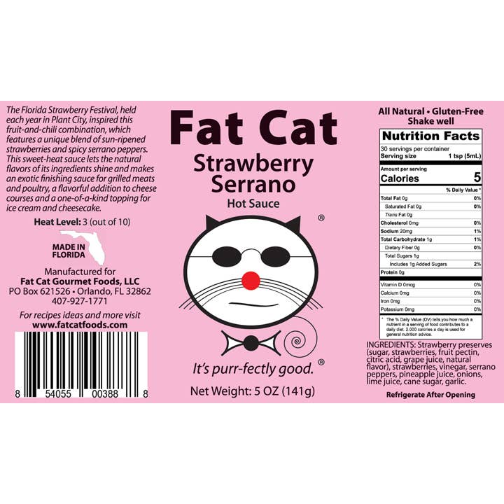 Strawberry Serrano Hot Sauce