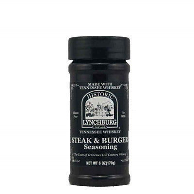 Historic Lynchburg Tennessee Whiskey Steak & Burger Seasoning