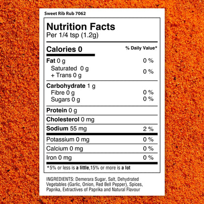 Sweet Rib Rub - All-Natural BBQ Seasoning