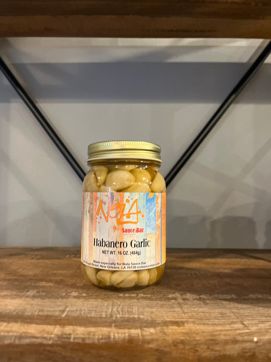 Habanero Pickled Garlic