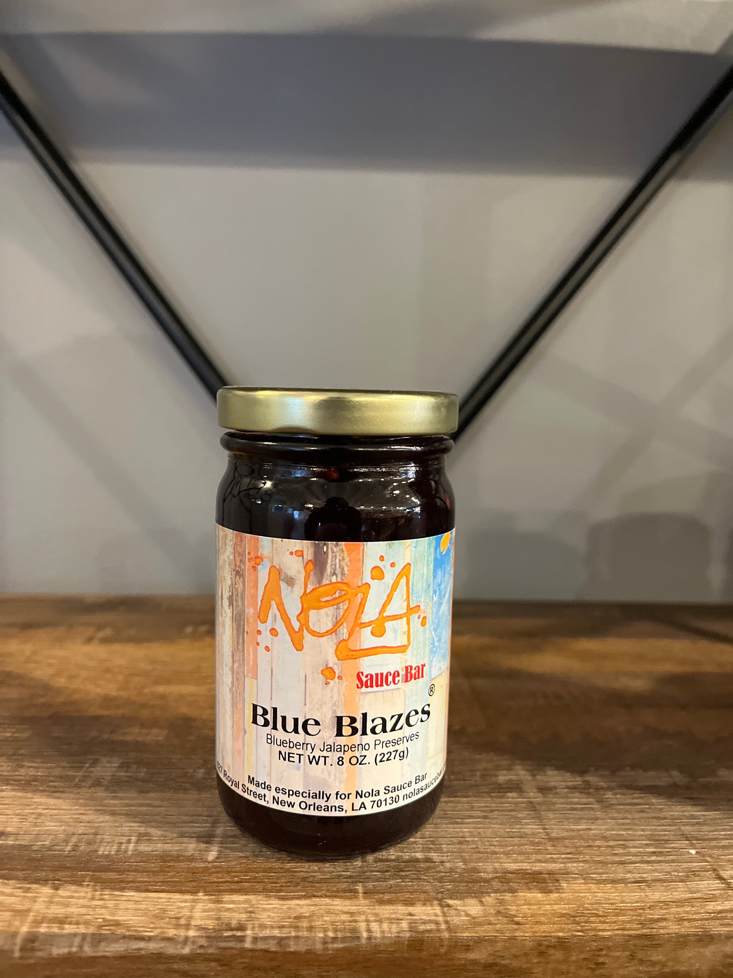 Blue Blazes Blueberry Jalapeño Preserves