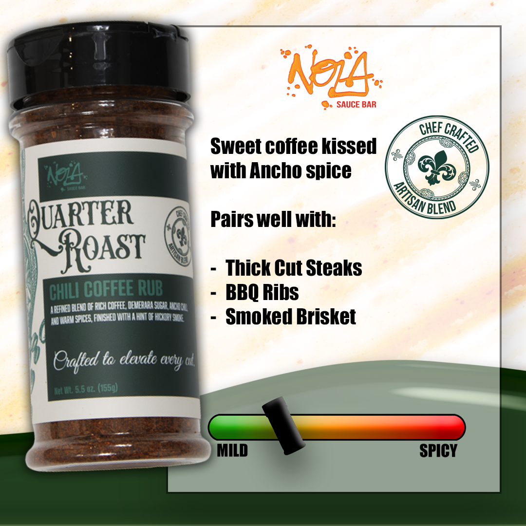 Quarter Roast Coffee Rub