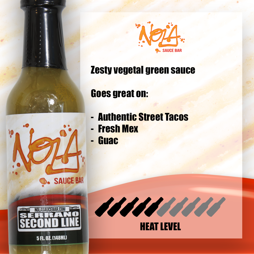 Serrano Secondline Hot Sauce