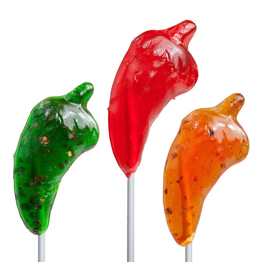 Spicy Chili Pepper Lollipops