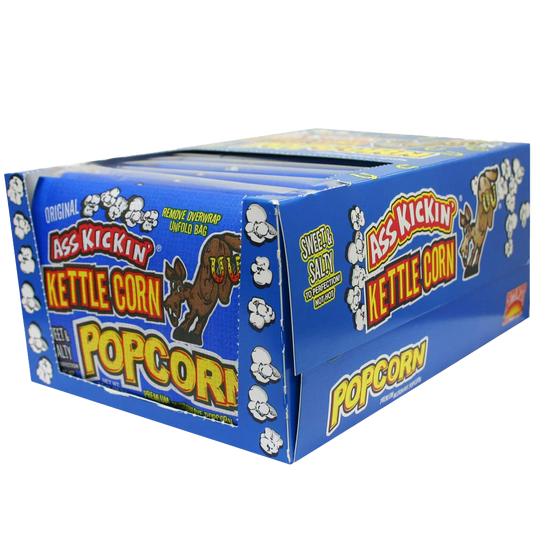Ass Kickin’ Kettle Corn Popcorn: 12 Bags