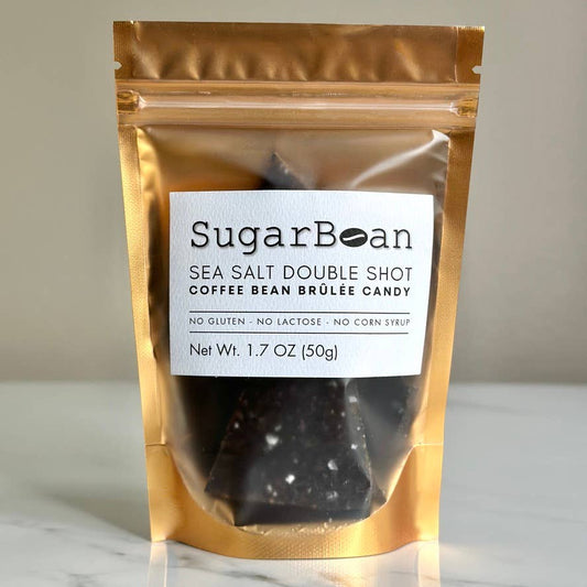 Coffee Bean Brûlée Candy | Sea Salt Double Shot