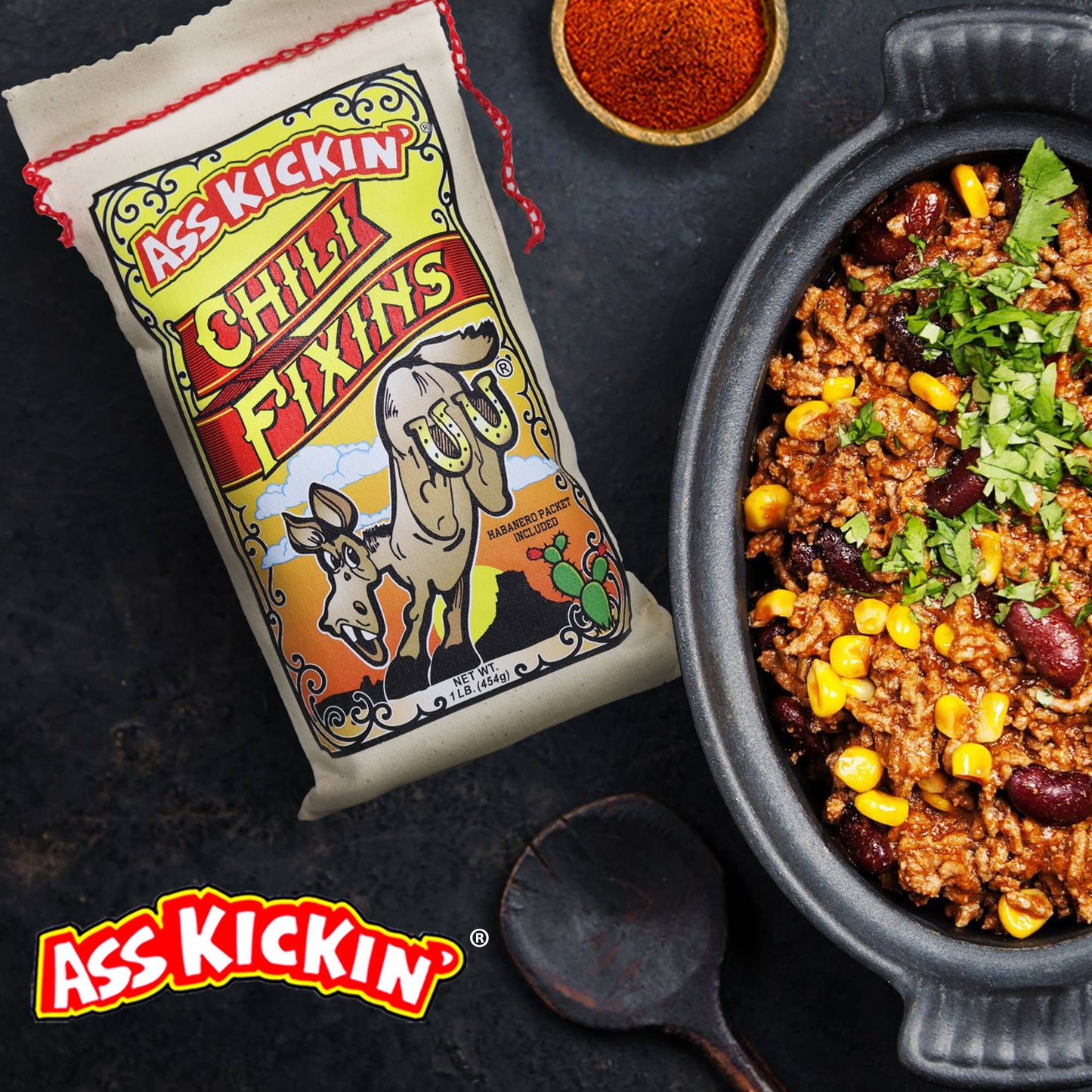 Ass Kickin’ Chili Fixin’s