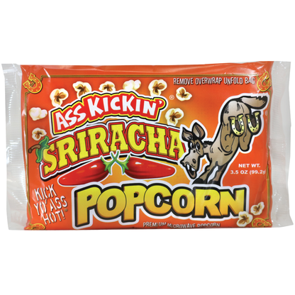 Ass Kickin’ Sriracha Popcorn