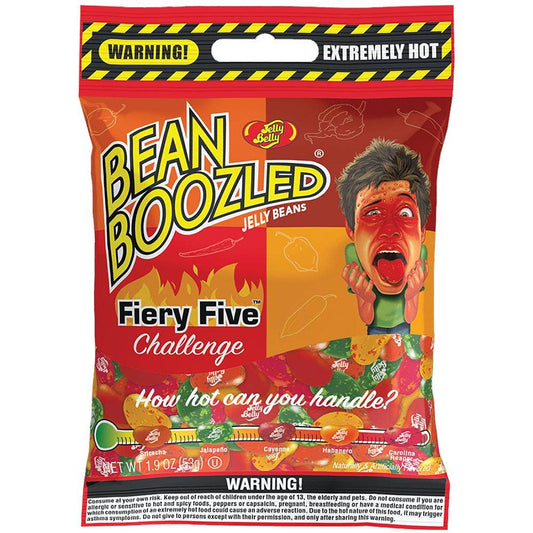 Jelly Belly Bean Boozled Fiery Five 1.9 OZ