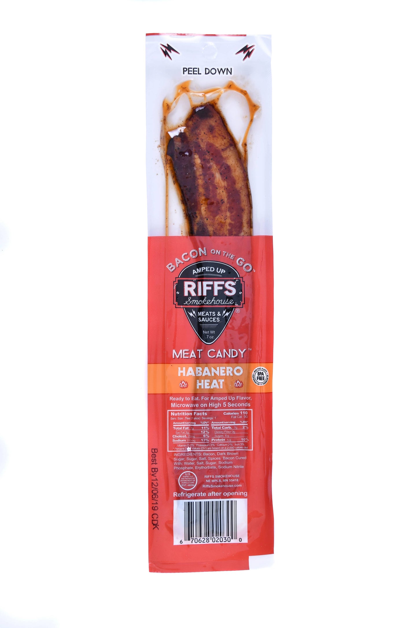 Riffs Bacon on the Go, Habanero Heat
