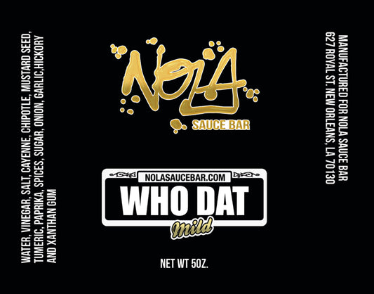 Who Dat - Mild - Hot Sauce